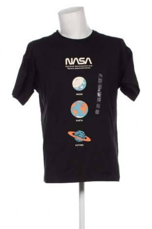 Męski T-shirt NASA, Rozmiar L, Kolor Czarny, Cena 49,58 zł