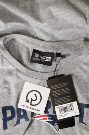 Herren T-Shirt New Era, Größe L, Farbe Grau, Preis 15,98 €