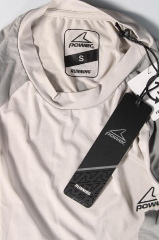 Ανδρικό t-shirt POWER, Μέγεθος S, Χρώμα Γκρί, Τιμή 8,91 €