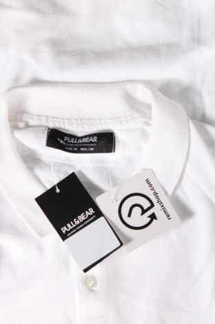 Herren T-Shirt Pull&Bear, Größe M, Farbe Weiß, Preis 10,83 €