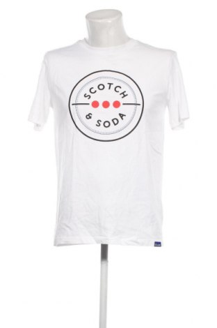 Herren T-Shirt Scotch & Soda, Größe M, Farbe Weiß, Preis € 37,11