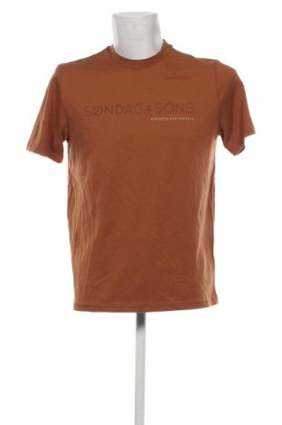 Ανδρικό t-shirt Sondag & Sons, Μέγεθος L, Χρώμα Καφέ, Τιμή 6,49 €