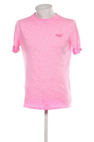 Herren T-Shirt Superdry, Größe L, Farbe Rosa, Preis 9,00 €