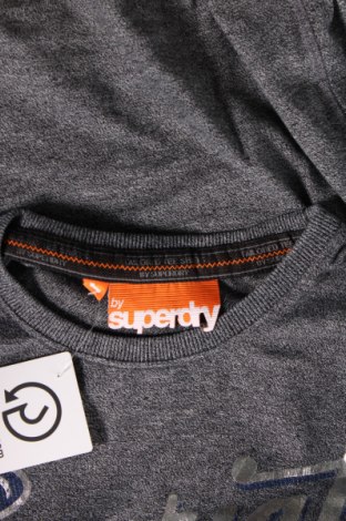 Мъжка тениска Superdry, Размер L, Цвят Сив, Цена 17,60 лв.