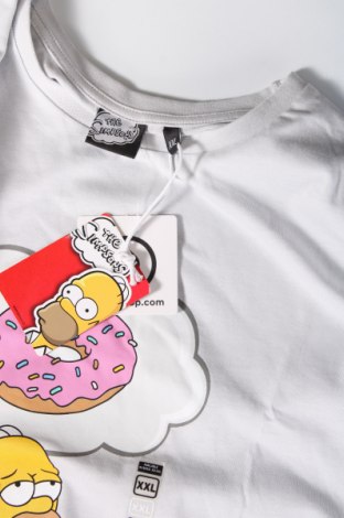 Ανδρικό t-shirt The Simpsons, Μέγεθος XXL, Χρώμα Γκρί, Τιμή 10,82 €