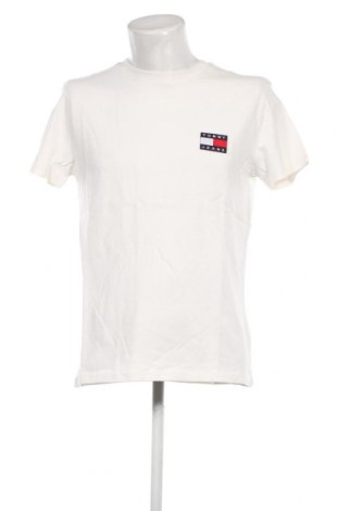 Herren T-Shirt Tommy Jeans, Größe M, Farbe Ecru, Preis 37,11 €