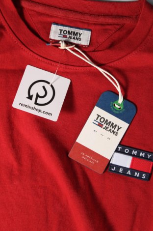 Ανδρικό t-shirt Tommy Jeans, Μέγεθος M, Χρώμα Κόκκινο, Τιμή 32,29 €
