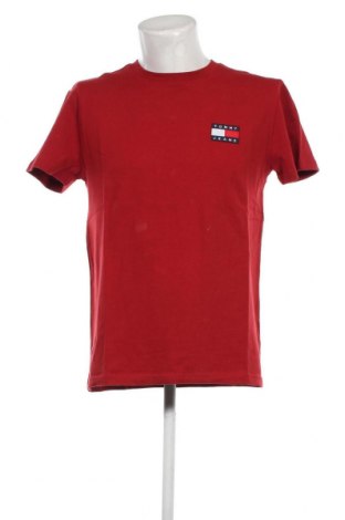 Мъжка тениска Tommy Jeans, Размер M, Цвят Червен, Цена 72,00 лв.