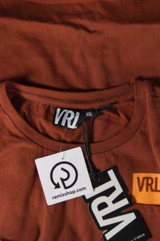 Мъжка тениска Viral Vibes, Размер XXL, Цвят Кафяв, Цена 31,00 лв.