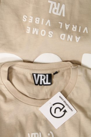 Pánske tričko  Viral Vibes, Veľkosť S, Farba Béžová, Cena  6,39 €