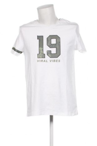 Ανδρικό t-shirt Viral Vibes, Μέγεθος L, Χρώμα Λευκό, Τιμή 15,98 €
