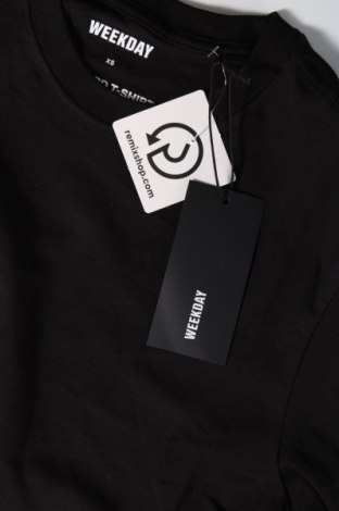 Herren T-Shirt Weekday, Größe XS, Farbe Schwarz, Preis 16,49 €