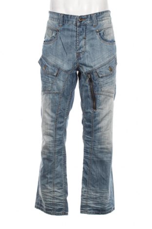 Męskie jeansy Fishbone, Rozmiar L, Kolor Niebieski, Cena 55,66 zł