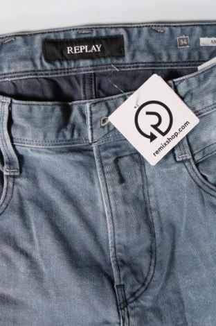 Męskie jeansy Replay, Rozmiar L, Kolor Niebieski, Cena 307,06 zł