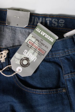 Męskie jeansy Units, Rozmiar XL, Kolor Niebieski, Cena 106,00 zł