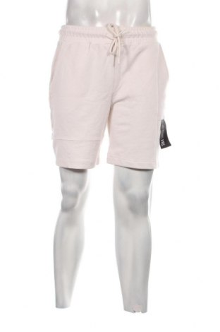 Ανδρικό κοντό παντελόνι Viral Vibes, Μέγεθος L, Χρώμα Λευκό, Τιμή 17,58 €
