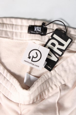 Ανδρικό κοντό παντελόνι Viral Vibes, Μέγεθος XL, Χρώμα Εκρού, Τιμή 31,96 €