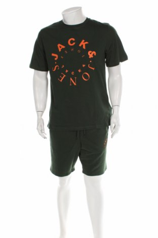Мъжки комплект Jack & Jones, Размер L, Цвят Зелен, Цена 69,00 лв.
