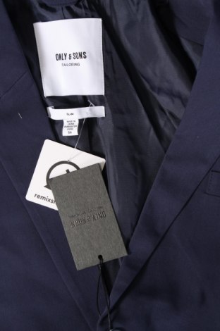Ανδρικό κοστούμι Only & Sons, Μέγεθος L, Χρώμα Μπλέ, Τιμή 71,65 €