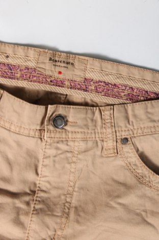Ανδρικό παντελόνι Benvenuto, Μέγεθος L, Χρώμα  Μπέζ, Τιμή 18,02 €