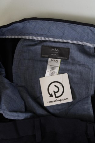 Pánské kalhoty  Marks & Spencer, Velikost XL, Barva Modrá, Cena  232,00 Kč
