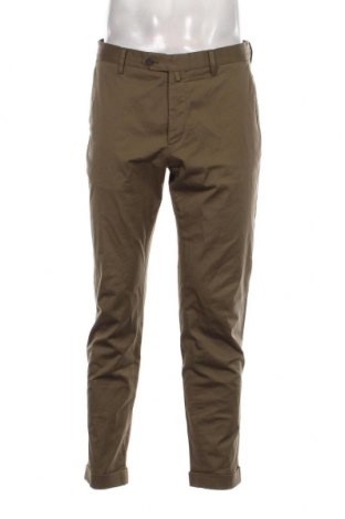Мъжки панталон Massimo Dutti, Размер L, Цвят Зелен, Цена 37,54 лв.
