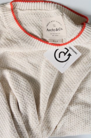 Мъжки пуловер, Размер S, Цвят Екрю, Цена 8,70 лв.