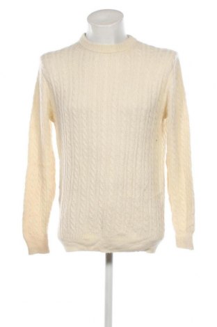 Ανδρικό πουλόβερ, Μέγεθος M, Χρώμα Εκρού, Τιμή 10,76 €