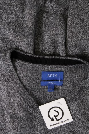 Ανδρικό πουλόβερ Apt.9, Μέγεθος L, Χρώμα Μπλέ, Τιμή 4,31 €