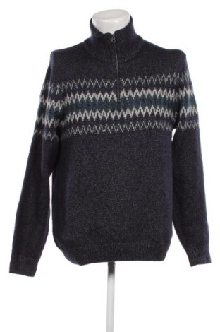 Мъжки пуловер C&A, Размер L, Цвят Син, Цена 17,40 лв.
