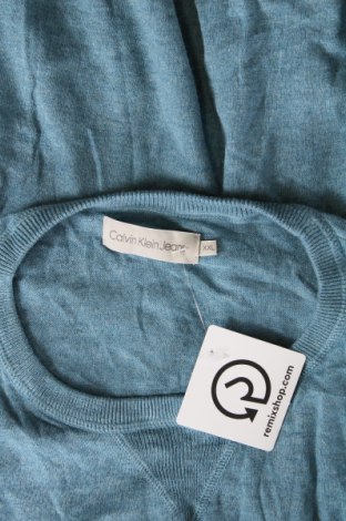 Pulover de bărbați Calvin Klein Jeans, Mărime XXL, Culoare Albastru, Preț 71,38 Lei