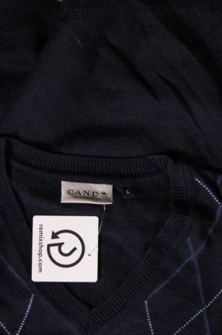 Мъжки пуловер Canda, Размер L, Цвят Син, Цена 14,79 лв.
