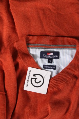 Ανδρικό πουλόβερ Commander, Μέγεθος L, Χρώμα Πορτοκαλί, Τιμή 9,15 €