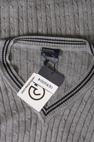 Pánsky sveter  Defacto, Veľkosť XL, Farba Sivá, Cena  6,78 €