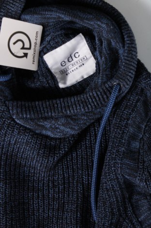 Мъжки пуловер Edc By Esprit, Размер M, Цвят Син, Цена 8,84 лв.