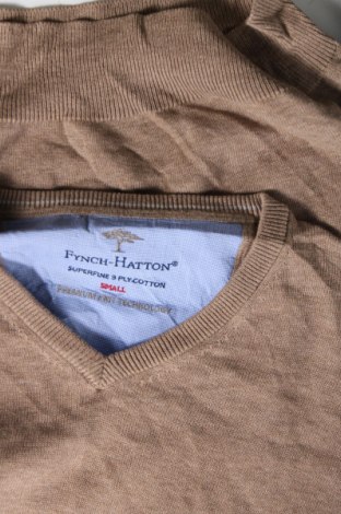 Ανδρικό πουλόβερ Fynch-Hatton, Μέγεθος S, Χρώμα  Μπέζ, Τιμή 27,23 €