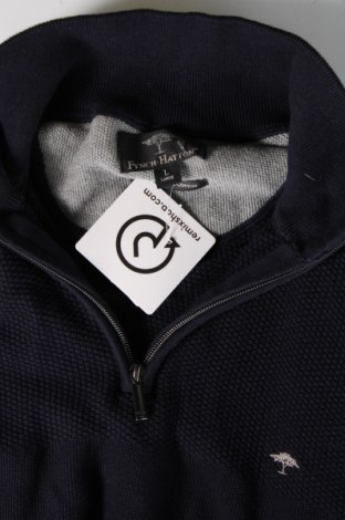 Ανδρικό πουλόβερ Fynch-Hatton, Μέγεθος L, Χρώμα Μπλέ, Τιμή 19,84 €