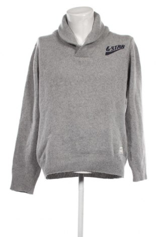 Мъжки пуловер G-Star Raw, Размер XL, Цвят Сив, Цена 96,00 лв.