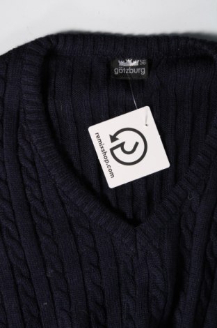 Ανδρικό πουλόβερ Gotzburg, Μέγεθος XL, Χρώμα Μπλέ, Τιμή 8,41 €