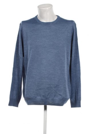 Мъжки пуловер Henson & Henson, Размер XXL, Цвят Син, Цена 27,60 лв.