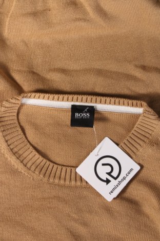 Мъжки пуловер Hugo Boss, Размер XL, Цвят Бежов, Цена 80,83 лв.
