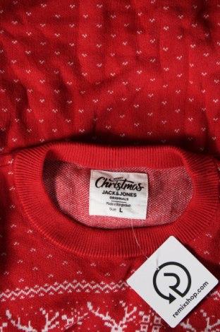 Pánsky sveter  Jack & Jones, Veľkosť L, Farba Červená, Cena  5,01 €