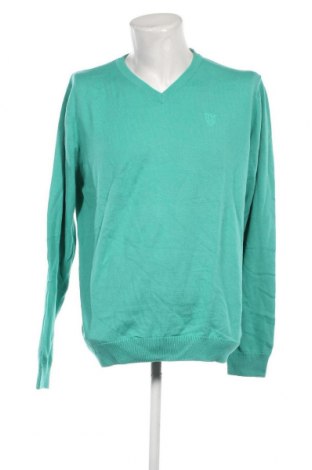 Ανδρικό πουλόβερ Jbc, Μέγεθος L, Χρώμα Πράσινο, Τιμή 10,76 €
