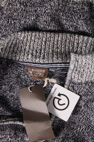 Мъжки пуловер Man's World, Размер M, Цвят Многоцветен, Цена 8,28 лв.