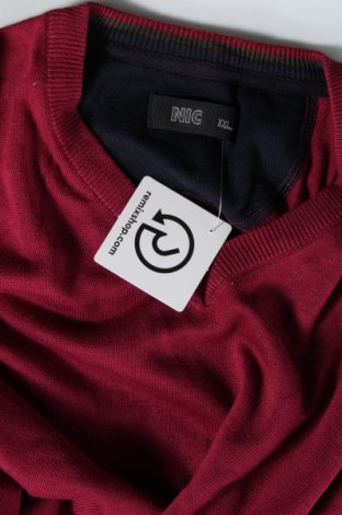 Ανδρικό πουλόβερ Nic, Μέγεθος XXL, Χρώμα Ρόζ , Τιμή 7,36 €
