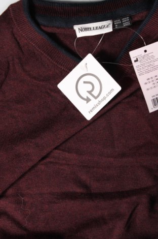 Мъжки пуловер Nobel League, Размер M, Цвят Червен, Цена 23,46 лв.