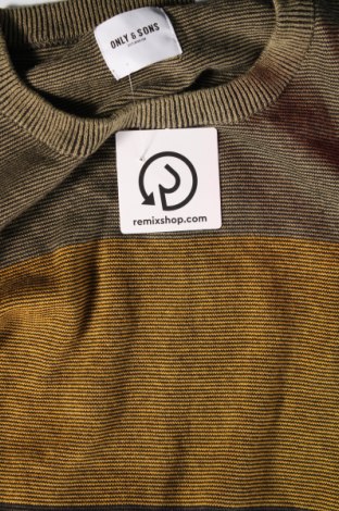 Ανδρικό πουλόβερ Only & Sons, Μέγεθος XL, Χρώμα Πολύχρωμο, Τιμή 17,94 €