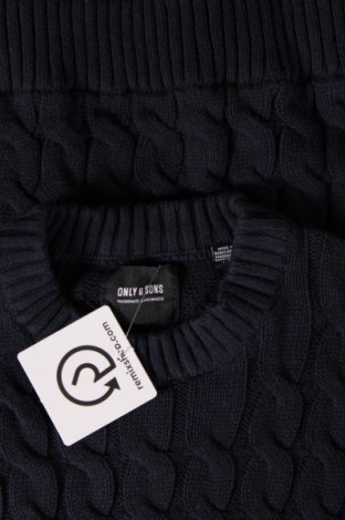 Pánsky sveter  Only & Sons, Veľkosť L, Farba Modrá, Cena  8,22 €