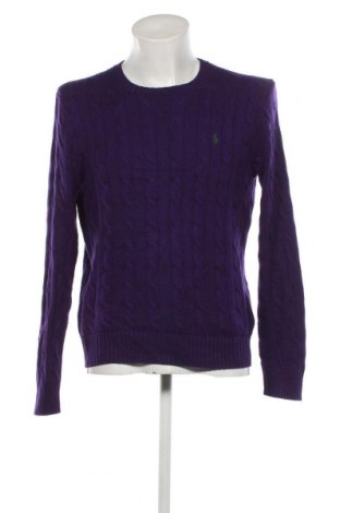 Męski sweter Polo By Ralph Lauren, Rozmiar M, Kolor Fioletowy, Cena 438,20 zł