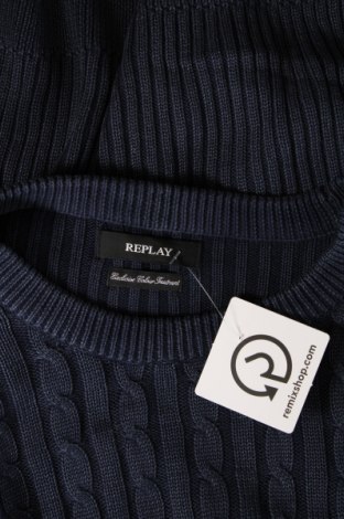 Herrenpullover Replay, Größe L, Farbe Blau, Preis € 20,29